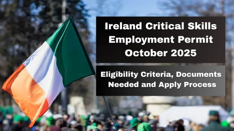 Ireland Critical Skills Employment Permit October 2025